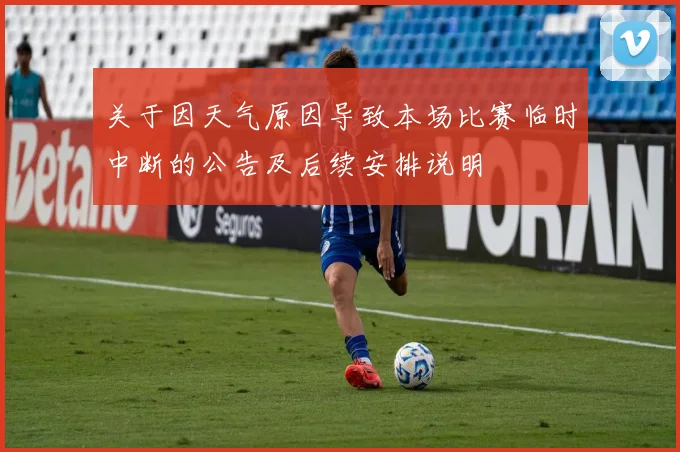 关于因天气原因导致本场比赛临时中断的公告及后续安排说明